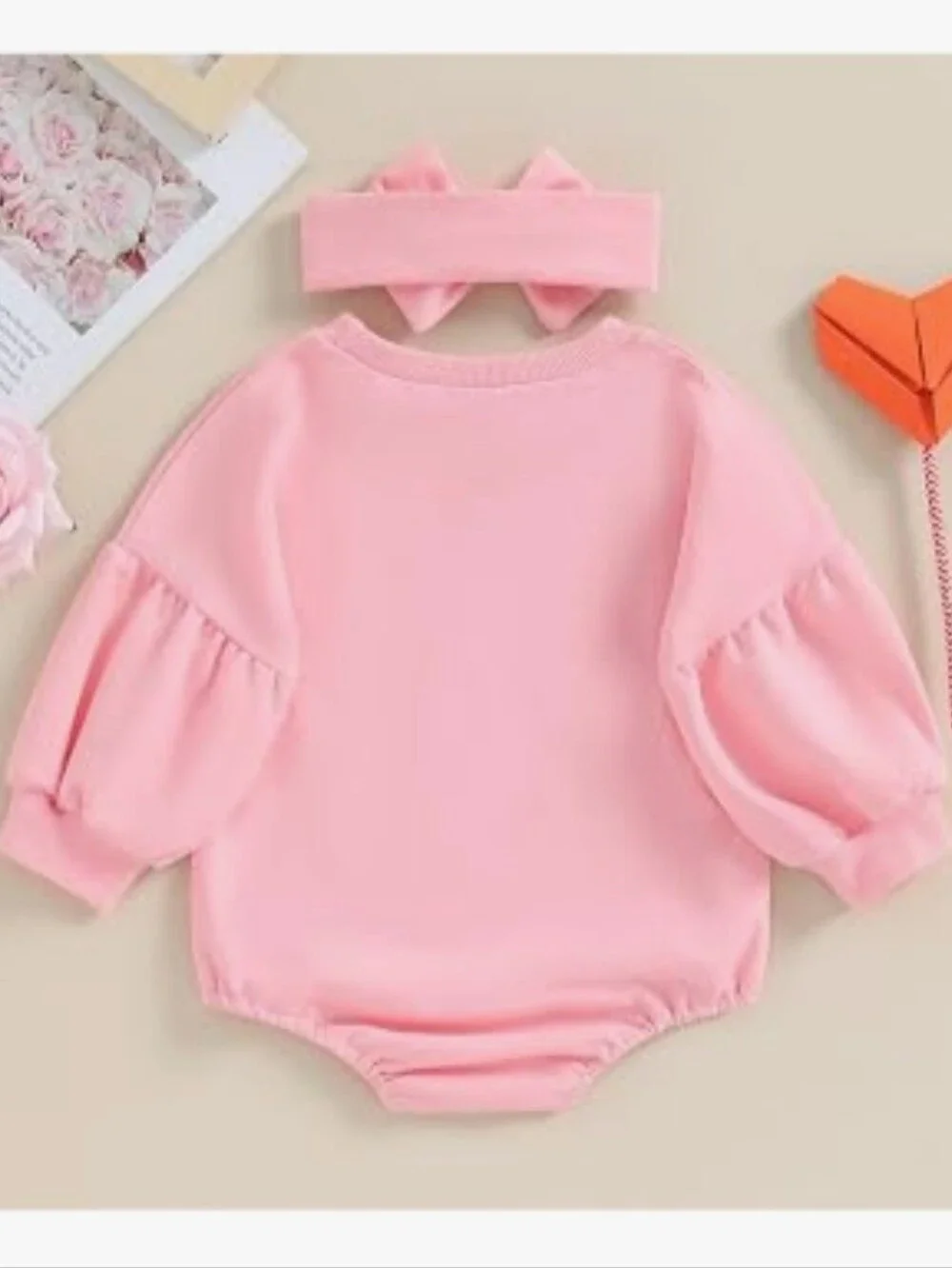 Pink Baby Onesie with 